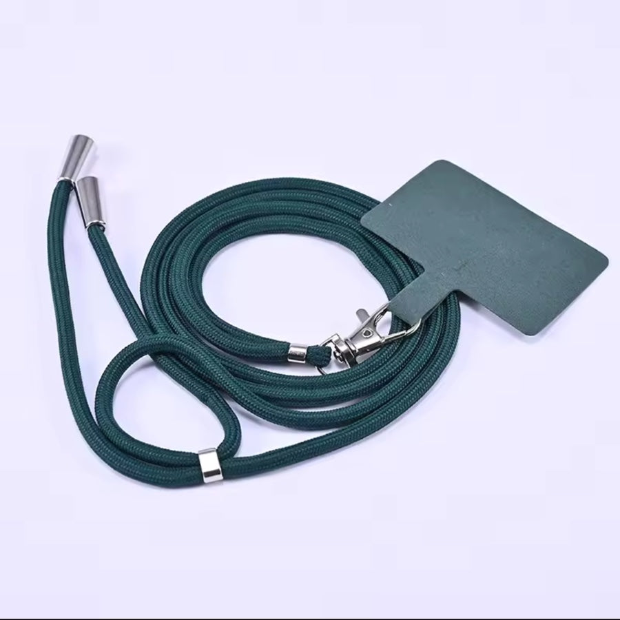 Deep green SafeGrip phone lanyard
